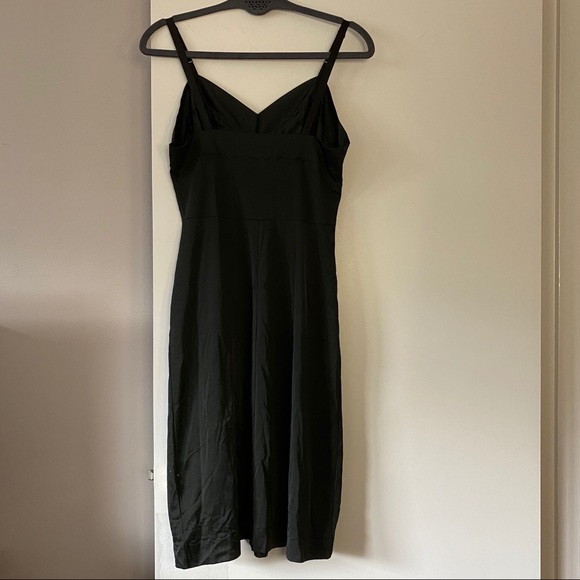 Vintage Black Lingerie Embroidered Slip Dress - Picture 9 of 11